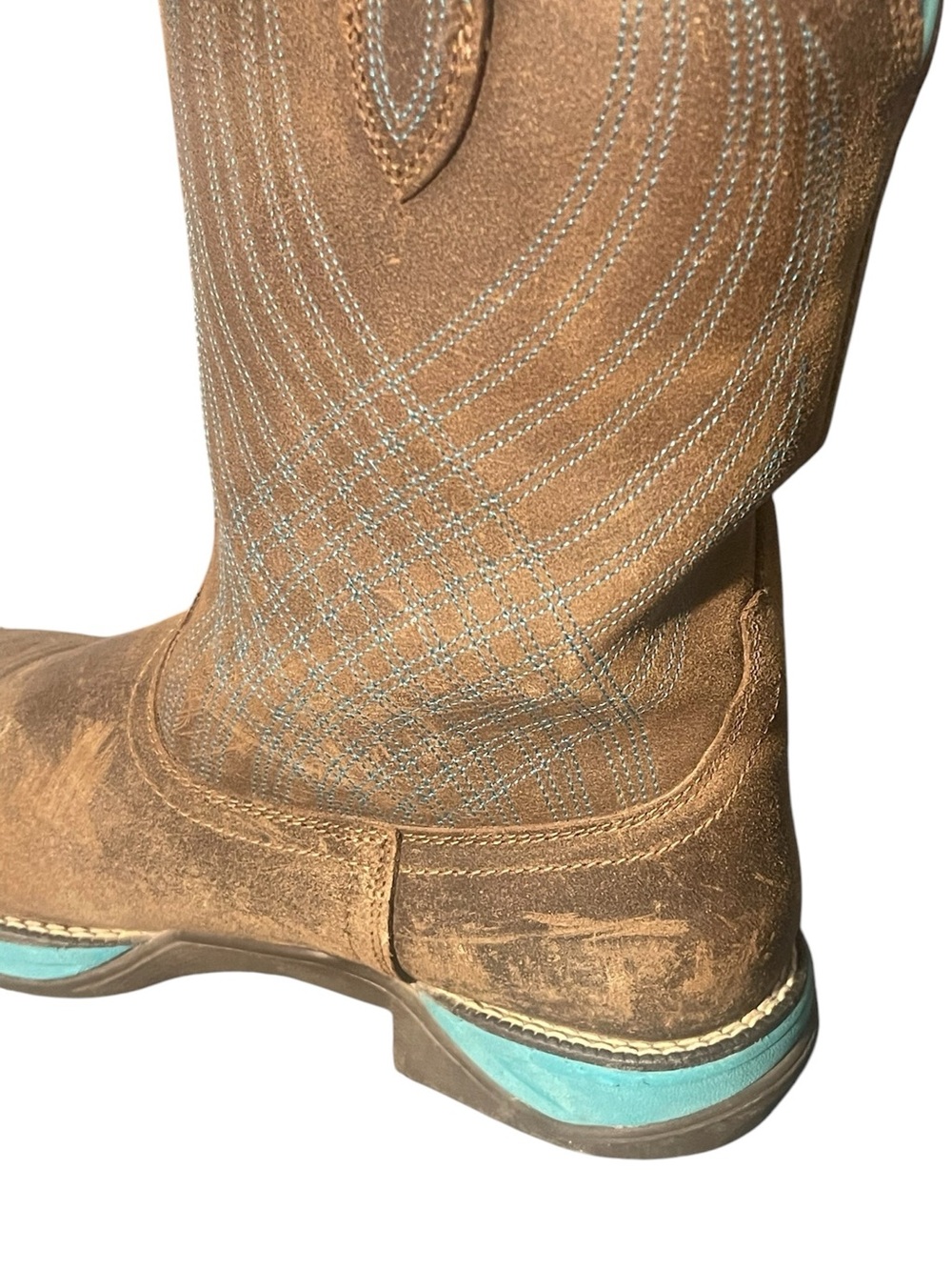 Ariat Anthem Distressed Java brown boots. Size 9B GUC - Picture 13 of 14